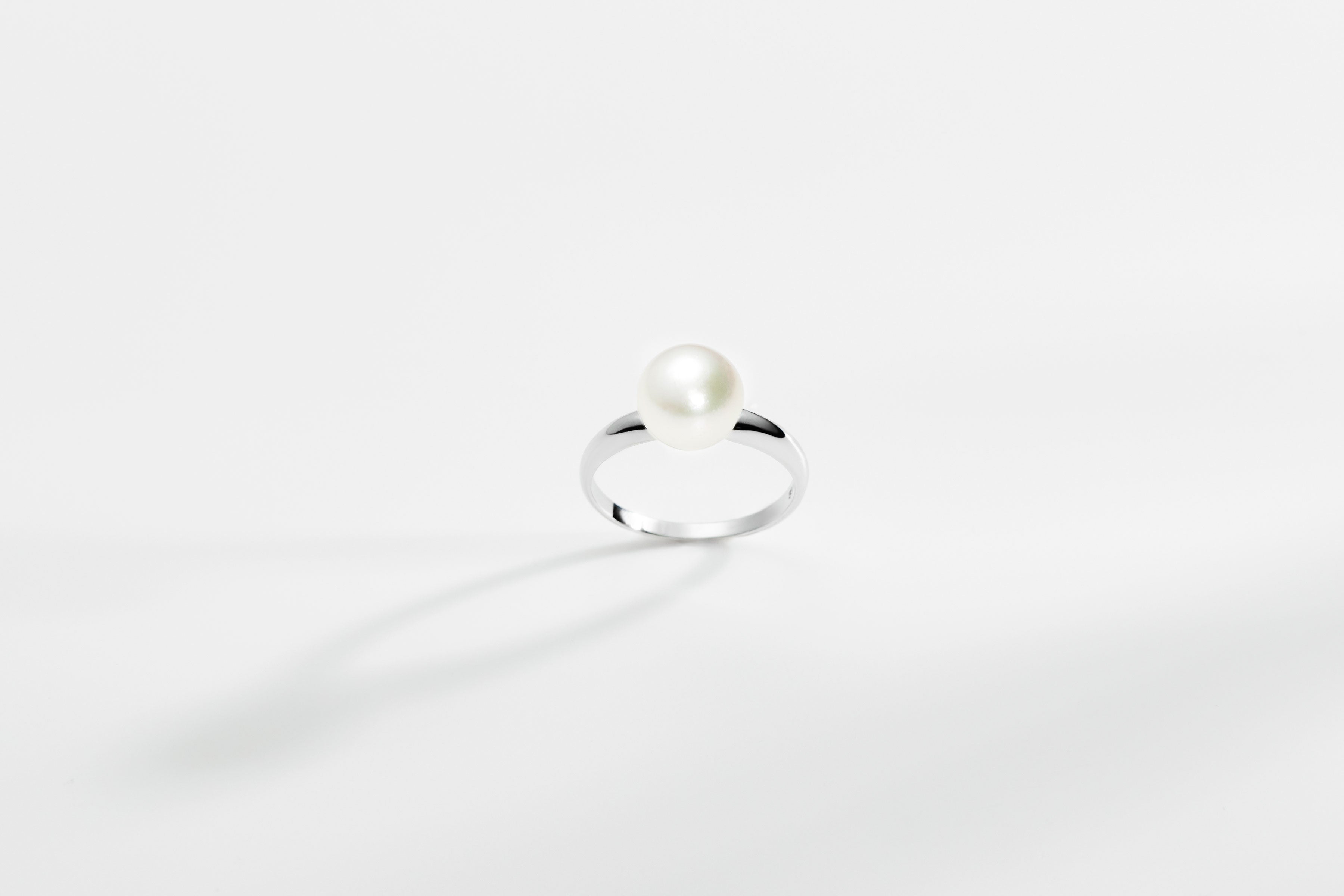 Hanadama pearls, pearl ring, Akoya pearls 